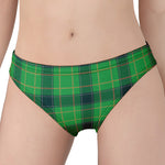 St. Patrick's Day Scottish Plaid Print Women's Panties