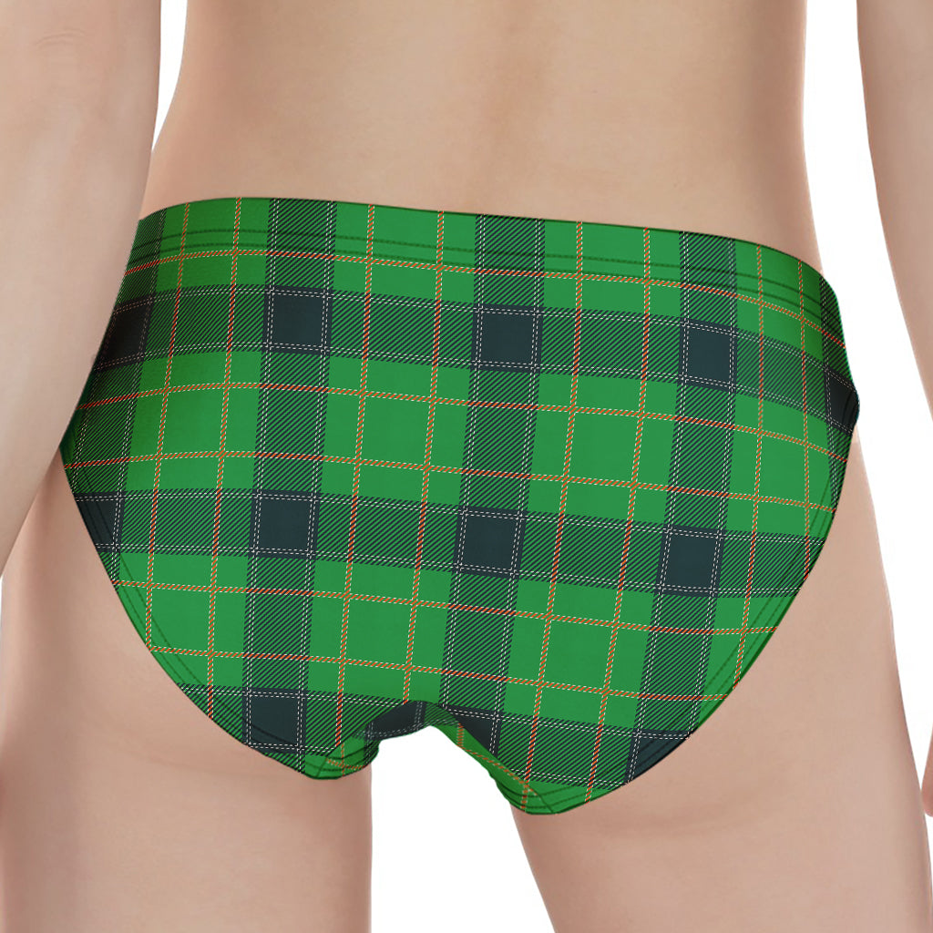 St. Patrick's Day Scottish Plaid Print Women's Panties