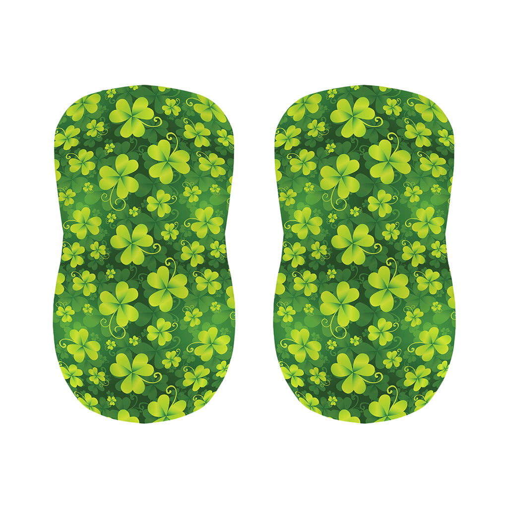 St. Patrick's Day Shamrock Pattern Print Bar Stool Covers