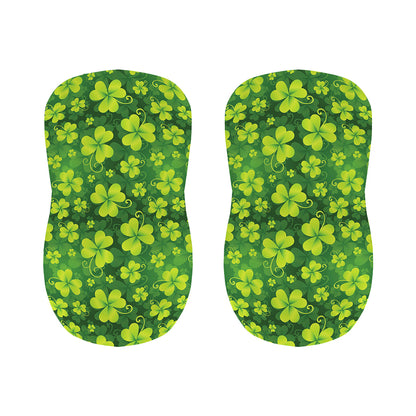 St. Patrick's Day Shamrock Pattern Print Bar Stool Covers