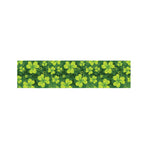 St. Patrick's Day Shamrock Pattern Print Bed Runner