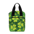 St. Patrick's Day Shamrock Pattern Print Bible Tote Bag