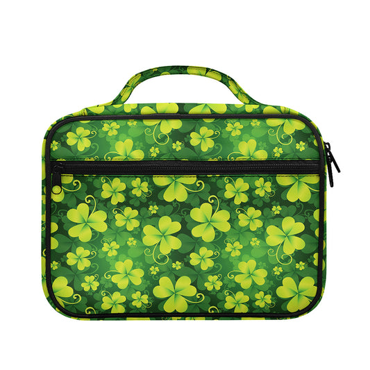 St. Patrick's Day Shamrock Pattern Print Briefcase Bible Bag