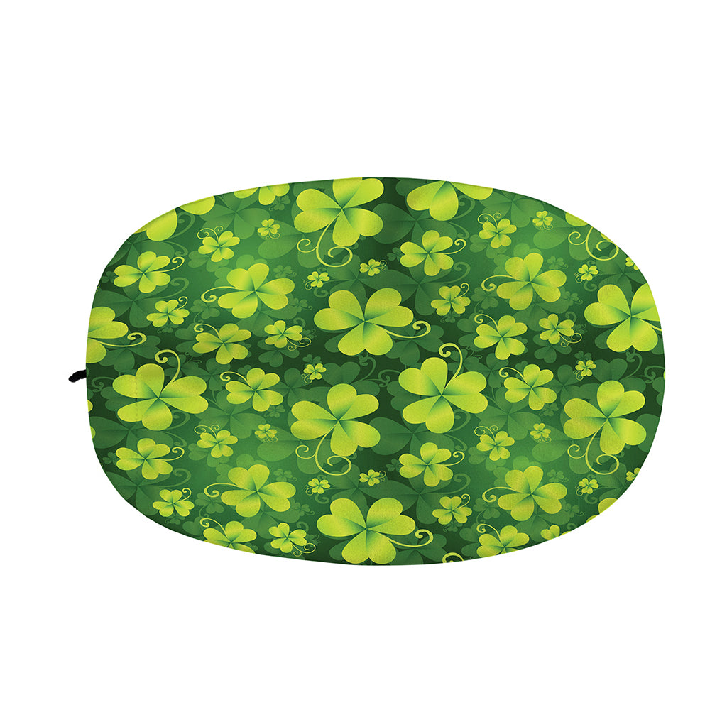 St. Patrick's Day Shamrock Pattern Print Car Side Mirror Covers