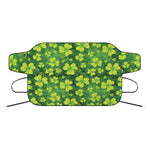 St. Patrick's Day Shamrock Pattern Print Car Windshield Snow Cover