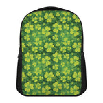 St. Patrick's Day Shamrock Pattern Print Casual Backpack