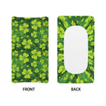 St. Patrick's Day Shamrock Pattern Print Changing Pad Cover