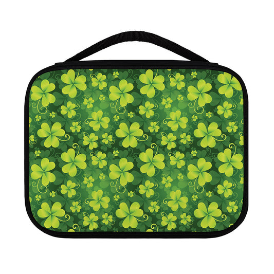 St. Patrick's Day Shamrock Pattern Print Classic Bible Case