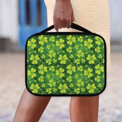 St. Patrick's Day Shamrock Pattern Print Classic Bible Case