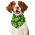 St. Patrick's Day Shamrock Pattern Print Dog Bandana