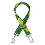 St. Patrick's Day Shamrock Pattern Print Dog Seat Belt