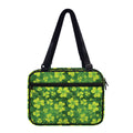 St. Patrick's Day Shamrock Pattern Print Double Strap Bible Bag