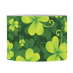 St. Patrick's Day Shamrock Pattern Print Drum Lamp Shade