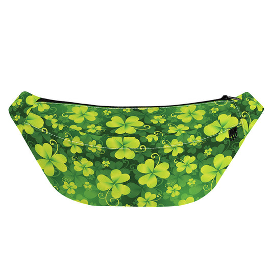 St. Patrick's Day Shamrock Pattern Print Fanny Pack