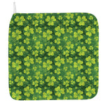 St. Patrick's Day Shamrock Pattern Print Hand Towel