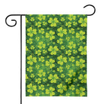 St. Patrick's Day Shamrock Pattern Print House Flag