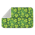 St. Patrick's Day Shamrock Pattern Print Indoor Door Mat