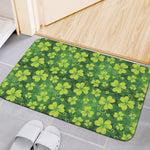 St. Patrick's Day Shamrock Pattern Print Indoor Door Mat
