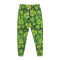St. Patrick's Day Shamrock Pattern Print Jogger Pants