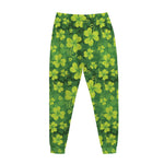 St. Patrick's Day Shamrock Pattern Print Jogger Pants
