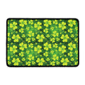 St. Patrick's Day Shamrock Pattern Print Kitchen Mat
