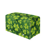 St. Patrick's Day Shamrock Pattern Print Leather Tissue Box Cover