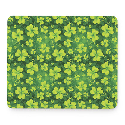St. Patrick's Day Shamrock Pattern Print Mouse Pad