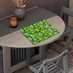 St. Patrick's Day Shamrock Pattern Print Placemat