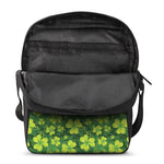 St. Patrick's Day Shamrock Pattern Print Rectangular Crossbody Bag