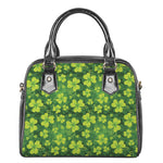 St. Patrick's Day Shamrock Pattern Print Shoulder Handbag