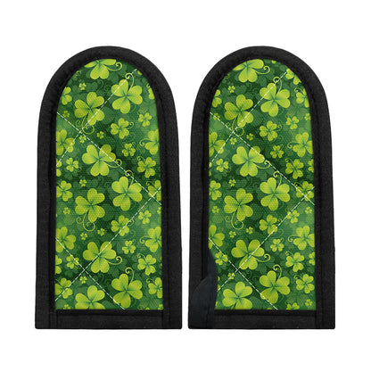 St. Patrick's Day Shamrock Pattern Print Skillet Handle Cover