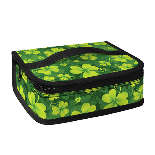 St. Patrick's Day Shamrock Pattern Print Small Lunch Bag