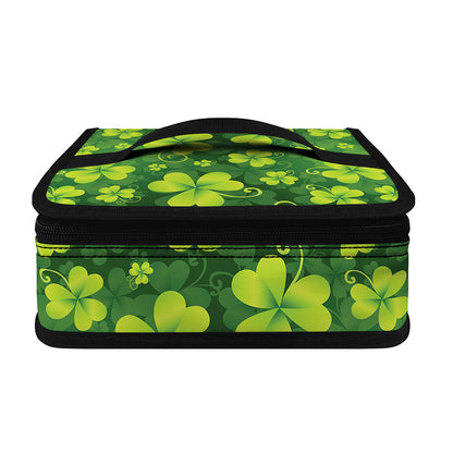 St. Patrick's Day Shamrock Pattern Print Small Lunch Bag