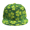 St. Patrick's Day Shamrock Pattern Print Snapback Cap