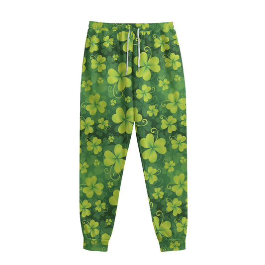 St. Patrick's Day Shamrock Pattern Print Sweatpants