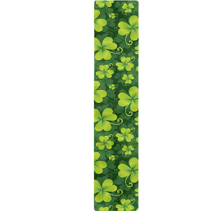 St. Patrick's Day Shamrock Pattern Print Table Runner