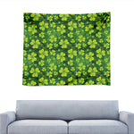 St. Patrick's Day Shamrock Pattern Print Tapestry