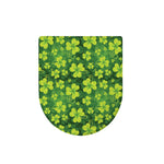 St. Patrick's Day Shamrock Pattern Print Toilet Lid Cover