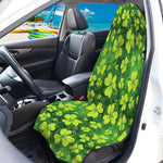 St. Patrick's Day Shamrock Pattern Print Waterproof Car Seat Cover