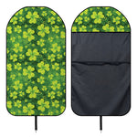 St. Patrick's Day Shamrock Pattern Print Waterproof Car Seat Cover