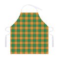 St. Patrick's Day Stewart Plaid Print Adjustable Apron