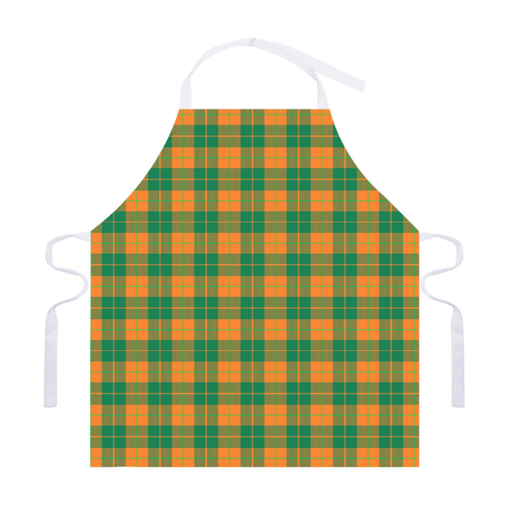 St. Patrick's Day Stewart Plaid Print Adjustable Apron