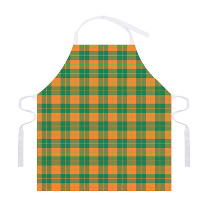 St. Patrick's Day Stewart Plaid Print Adjustable Apron
