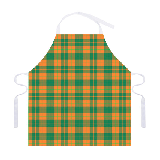 St. Patrick's Day Stewart Plaid Print Adjustable Apron