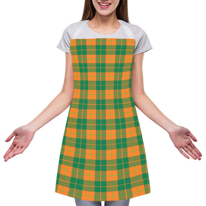 St. Patrick's Day Stewart Plaid Print Adjustable Apron