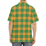 St. Patrick's Day Stewart Plaid Print Aloha Shirt