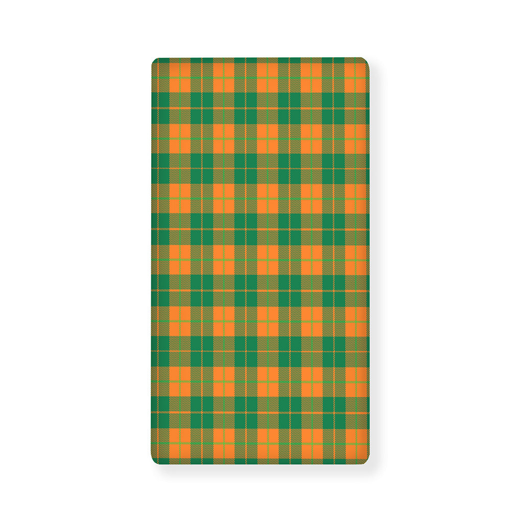 St. Patrick's Day Stewart Plaid Print Baby Crib Sheet