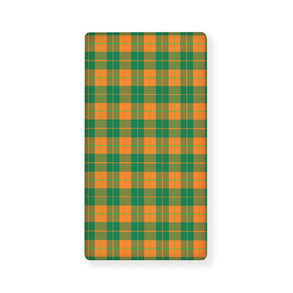 St. Patrick's Day Stewart Plaid Print Baby Crib Sheet