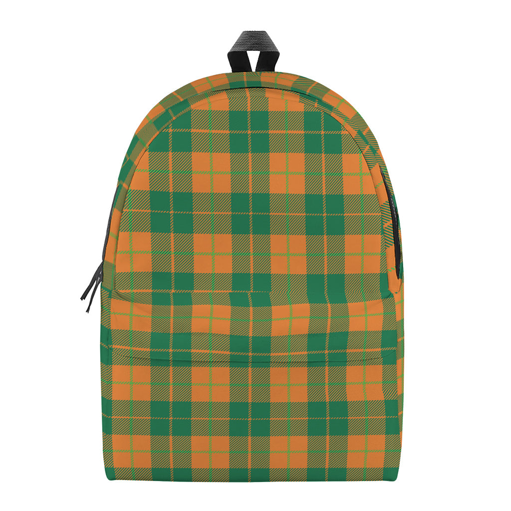 St. Patrick's Day Stewart Plaid Print Backpack