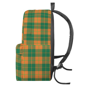 St. Patrick's Day Stewart Plaid Print Backpack